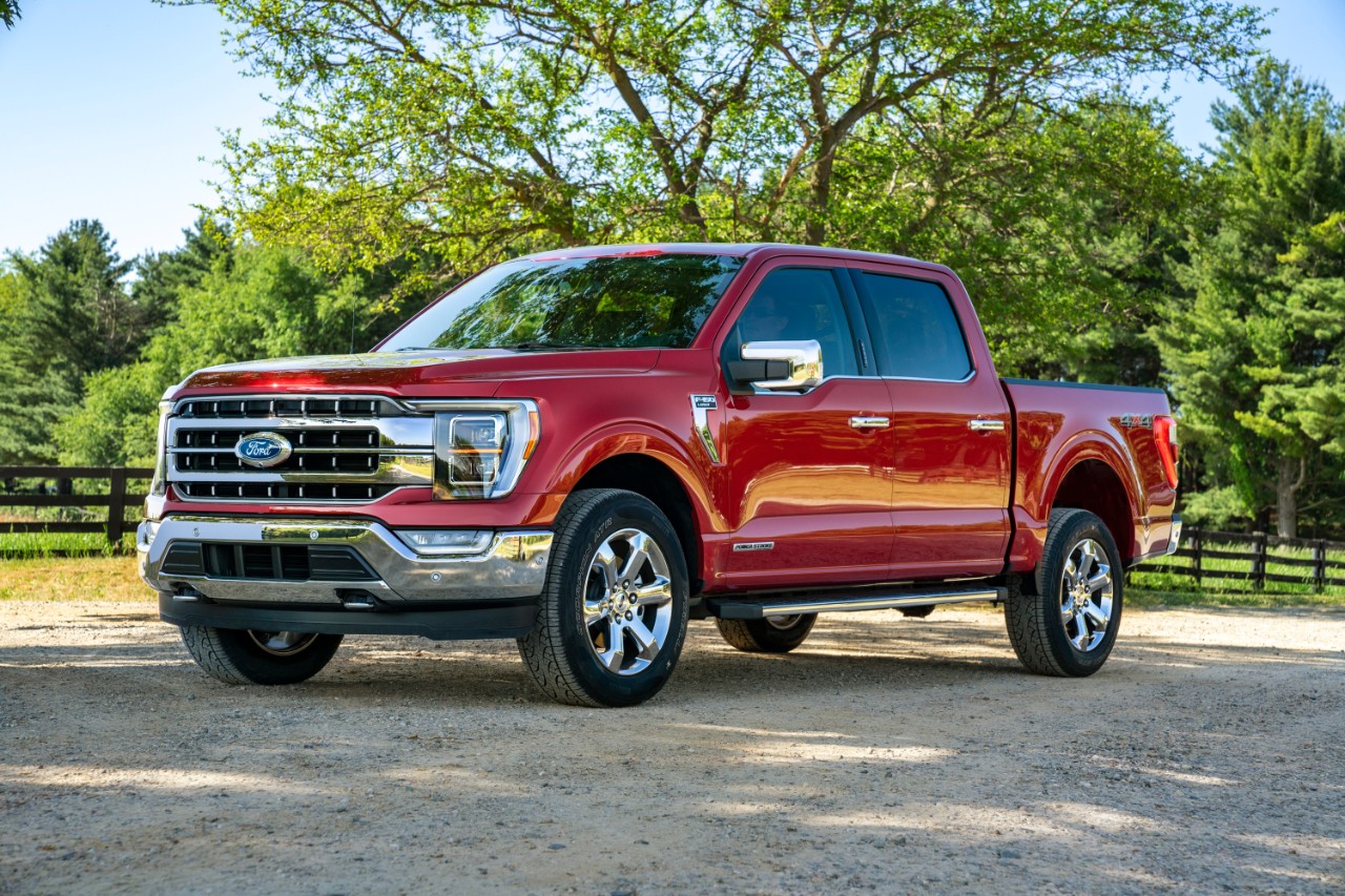 Red 2021 Ford F-150 Truck