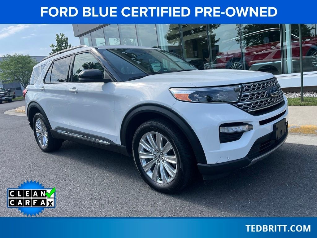 2021 Ford Explorer Limited 4WD | Pano Roof | 360 Cam | BLIS | Remote Start