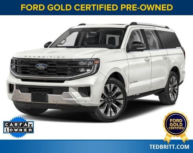 2025 Ford Expedition Max Platinum 4WD | Pano Roof | 360 Cam | BLIS | HD Tow