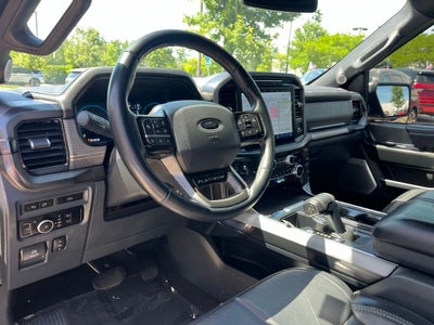 2023 Ford F-150 Platinum 4WD | Pano Roof | 360 Cam | FX4 | Black Appear Pkg
