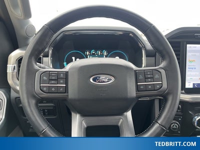 2023 Ford F-150 Lariat PowerBoost 4WD | Pano Roof | 360 Cam | Max Tow Pkg