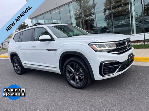 2021 Volkswagen Atlas 3.6L V6 SE w/Technology R-Line AWD | Moonroof | BLIS