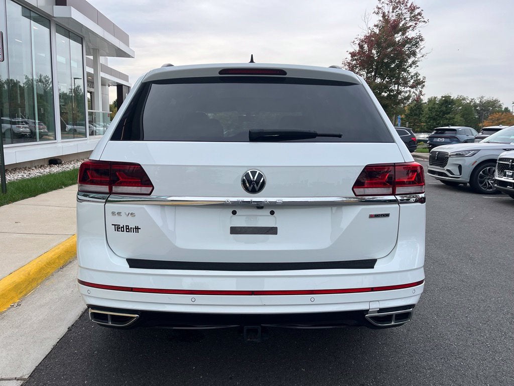 2021 Volkswagen Atlas 3.6L V6 SE w/Technology R-Line AWD | Moonroof | BLIS