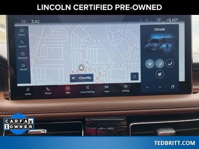 2023 Lincoln Nautilus Reserve II AWD | Ultimate Pkg | Pano Roof | BLIS | 360 Cam