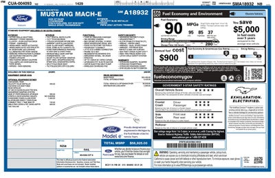 2025 Ford Mustang Mach-E GT AWD | Glass Roof | 360 Cam | GT Perform Upgrade