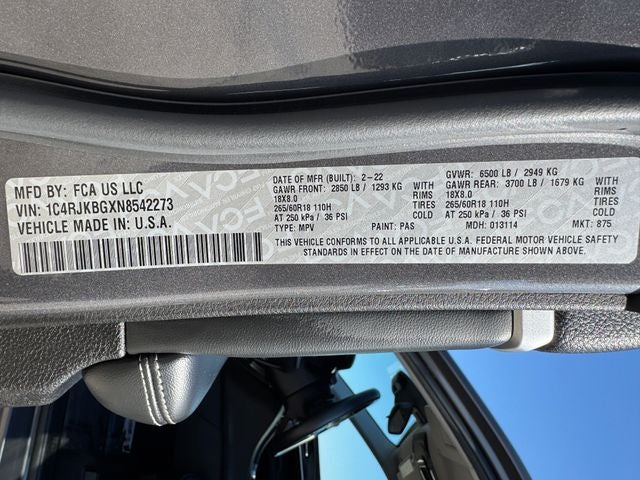 2022 Jeep Grand Cherokee L Limited