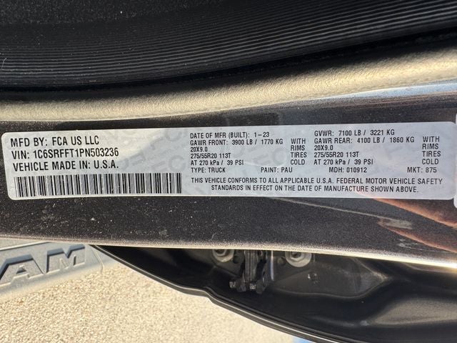 2023 RAM 1500 Big Horn/Lone Star | Level 2 Pkg | Night Edition | Pano Sunroof