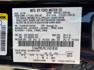 2020 Ford Mustang Shelby GT500 | Tech Pkg | B&O 12 Speakers | Recaro Seats