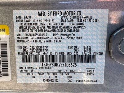 2025 Ford Mustang EcoBoost Premium Convertible