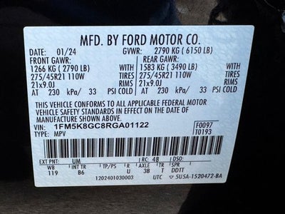 2024 Ford Explorer ST | Street Pkg | Pano Roof | 360 Camera