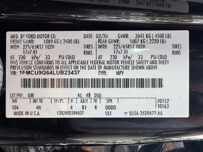 2020 Ford Escape SE | AWD | Heated Seats | Low Miles
