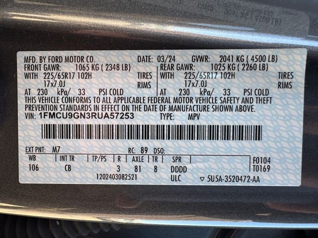 2024 Ford Escape Active