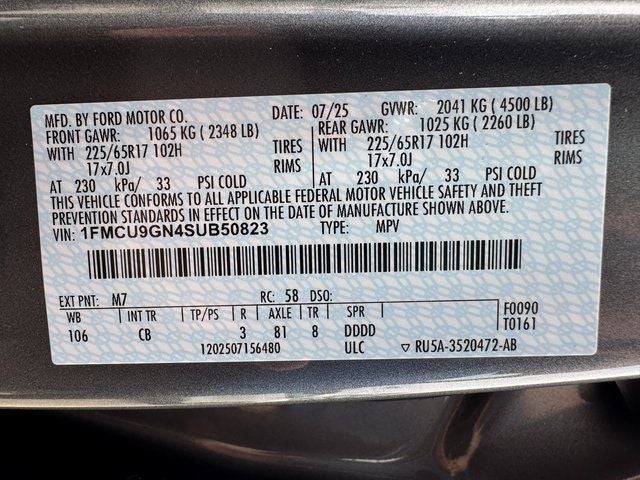 2025 Ford Escape Active | Cold Weather Pkg. | Pano Roof | AWD