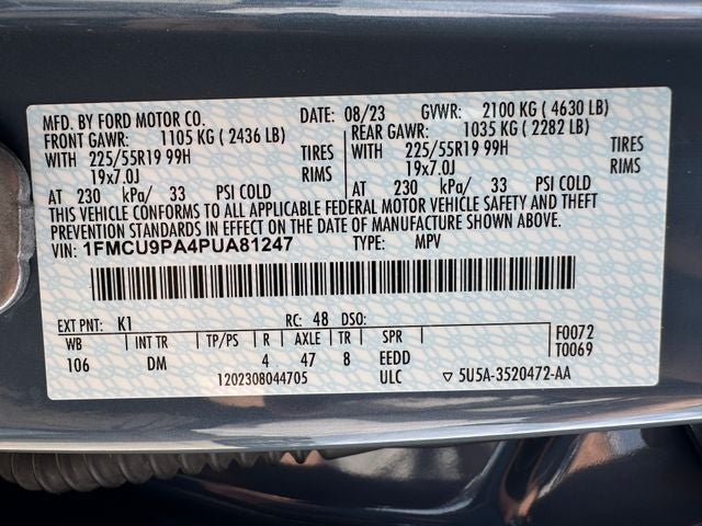 2023 Ford Escape ST-Line Elite