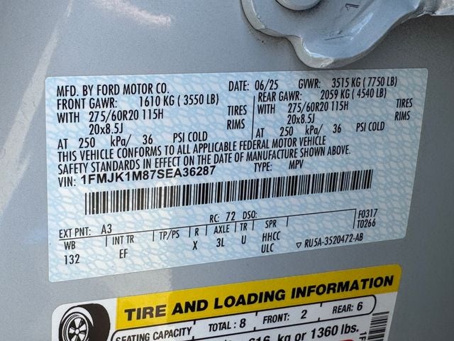 2025 Ford Expedition Max Platinum | HD Tow Pkg. | Pano Roof | 4WD