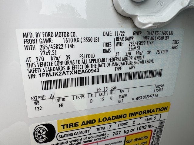 2022 Ford Expedition Max Limited | Pano Roof | 15.5" Display | 4WD