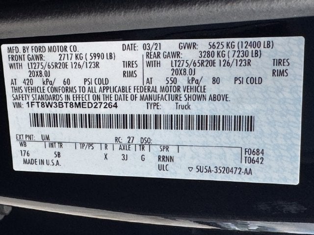 2021 Ford F-350SD Lariat | Moonroof | Ultimate Pkg | Black Pkg | FX4