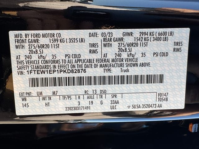 2023 Ford F-150 Lariat
