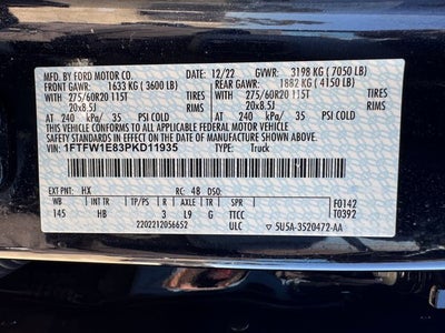 2023 Ford F-150 Lariat | Max Tow Pkg. | Pano Roof | Pro Power On-Board |