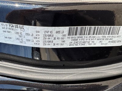 2017 Chrysler Pacifica Touring L Plus