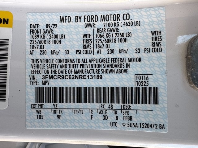 2022 Ford Bronco Sport Outer Banks