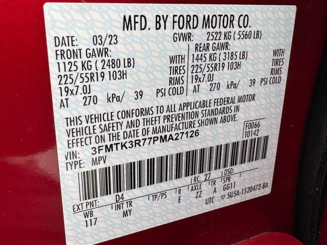 2023 Ford Mustang Mach-E Premium 91kWh Extended Range Battery