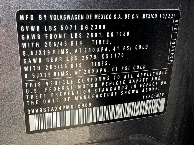 2023 Volkswagen Tiguan 2.0T SE R-Line Black