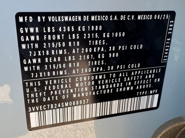 2025 Volkswagen Taos 1.5T SE | Pano Sunroof | Wireless CarPlay