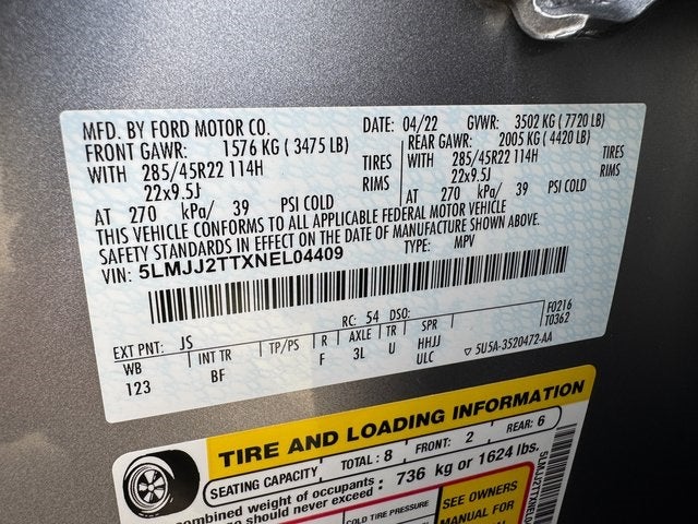 2022 Lincoln Navigator Black Label | HD Tow Pkg. | Wireless CarPlay | 4WD