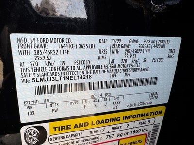 2022 Lincoln Navigator L Reserve