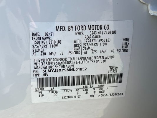 2021 Lincoln Aviator Grand Touring Hybrid | Co-Pilot360 Plus | AWD in Fairfax, VA - Ted Britt Ford of Fairfax