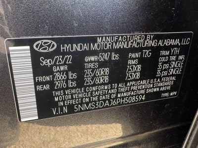 2023 Hyundai Santa Fe SEL | Premium Pkg | Pano Sunroof | Harman Sound