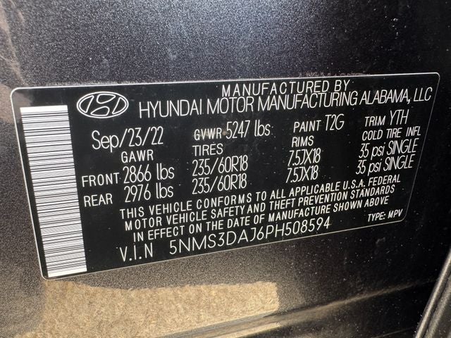 2023 Hyundai Santa Fe SEL | Premium Pkg | Pano Sunroof | Harman Sound