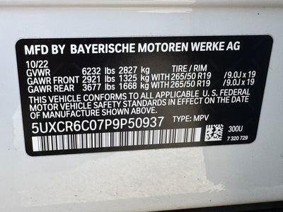 2023 BMW X5 xDrive40i | Premium Pkg | Park Assist Pkg | Heads Up Display