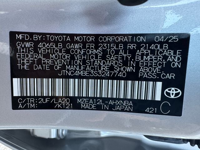 2025 Toyota Corolla Hatchback XSE | One Owner | Low Miles