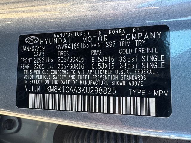 2019 Hyundai Kona SE