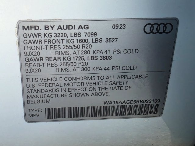 2024 Audi Q8 e-tron Premium Plus quattro
