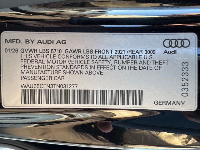 2026 Audi A6 Prestige quattro