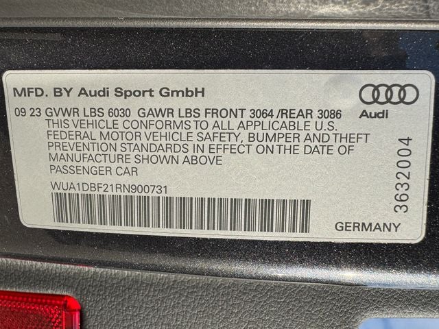 2024 Audi RS 6 Avant performance 4.0T quattro