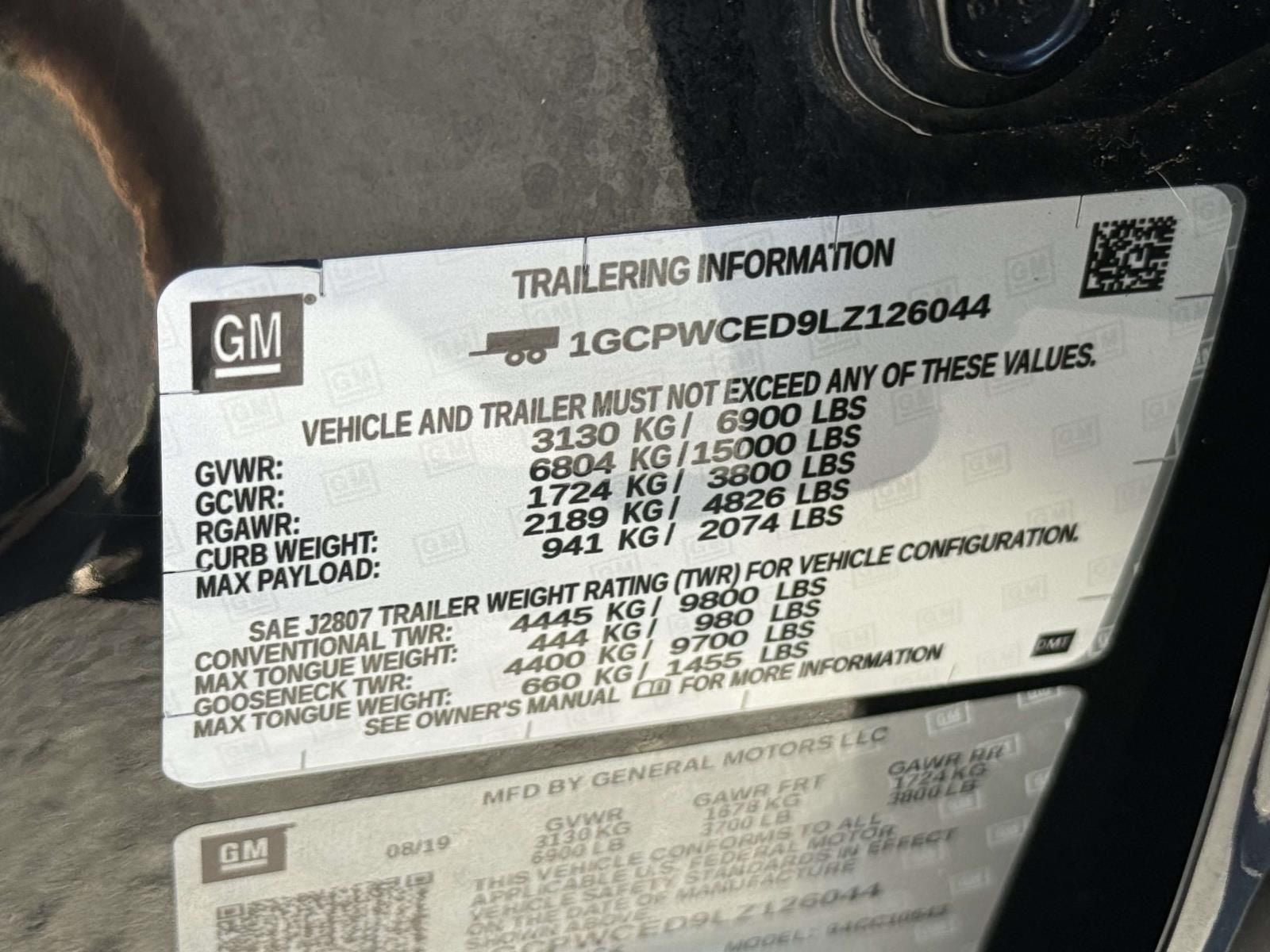 2020 Chevrolet Silverado 1500 LT
