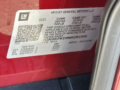 2021 Chevrolet Tahoe Z71