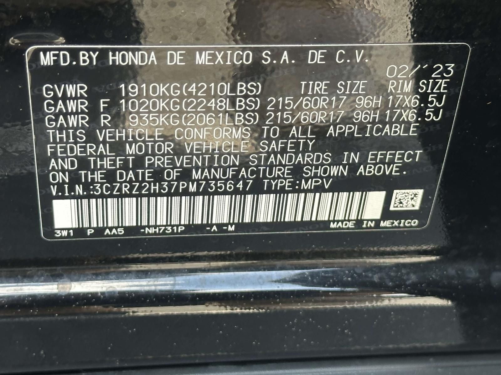 2023 Honda HR-V LX