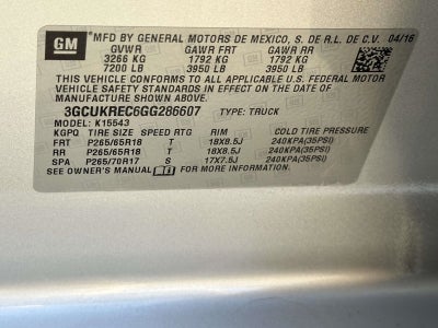 2016 Chevrolet Silverado 1500 LT 2