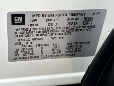 2022 Chevrolet TrailBlazer RS