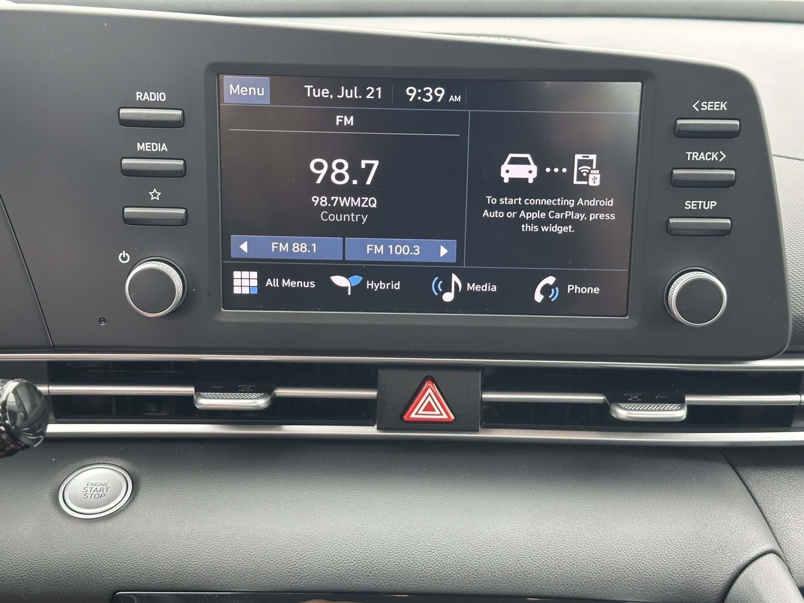 2026 Hyundai Elantra Hybrid Blue