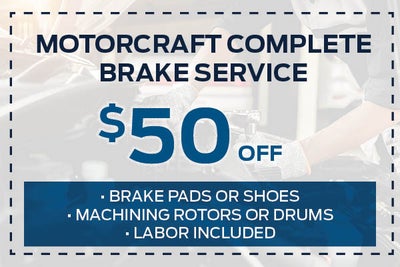 Motorcraft Complete Brake Service