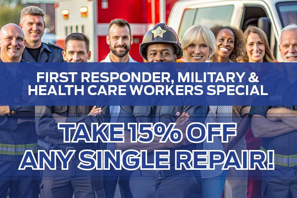 First Responder, Military & Health Care Workers Special