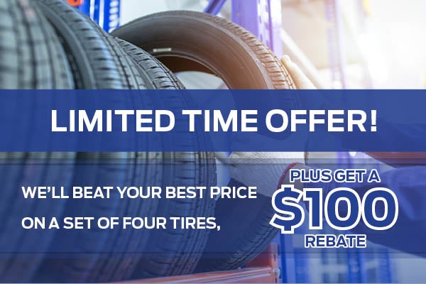 We'll Beat Your Best Price On A Set Of Four Tires!
