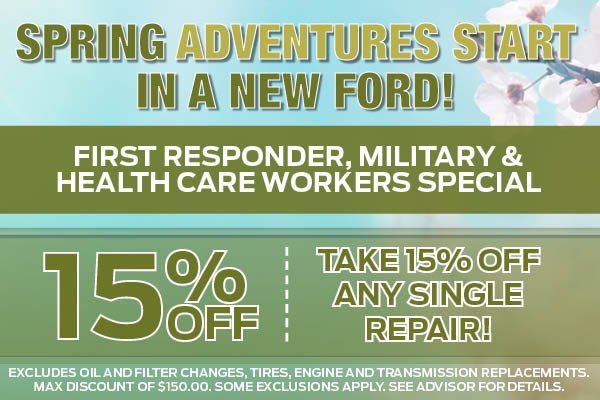 First Responder, Military & Health Care Workers Special
