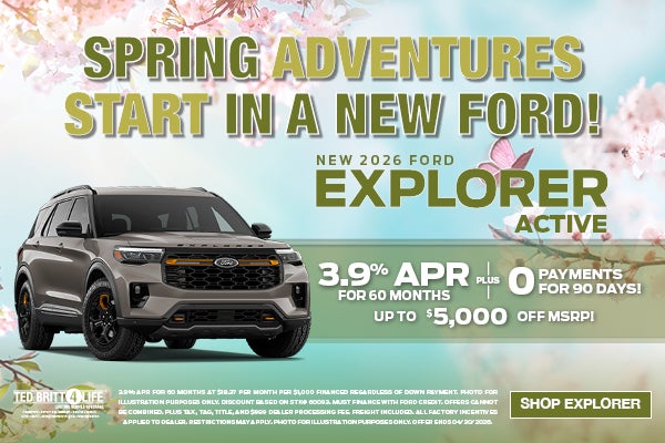 NEW 2026 FORD EXPLORER